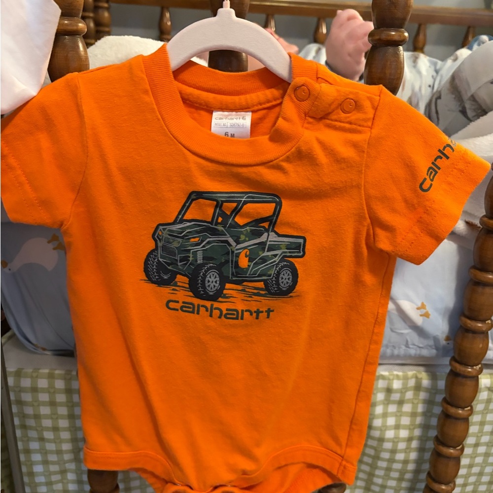 Carhartt Orange Infant Onesie